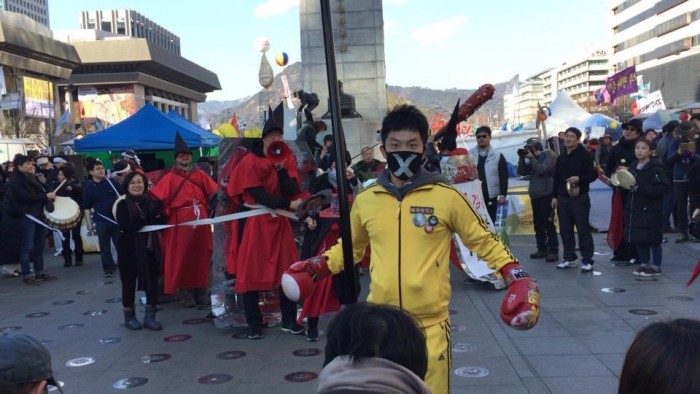 4년 전 오늘 광화문